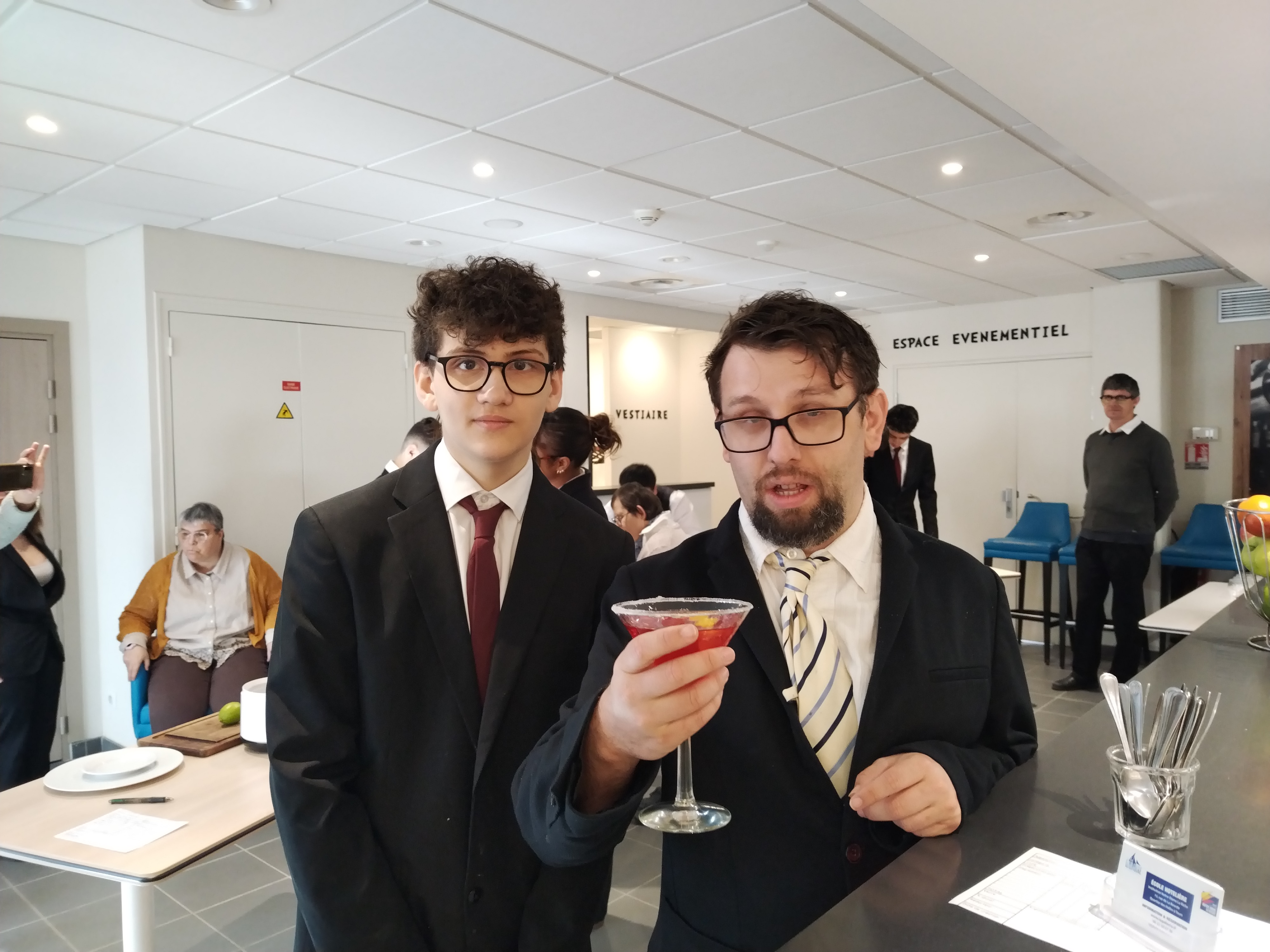 préparation cuisine élèves